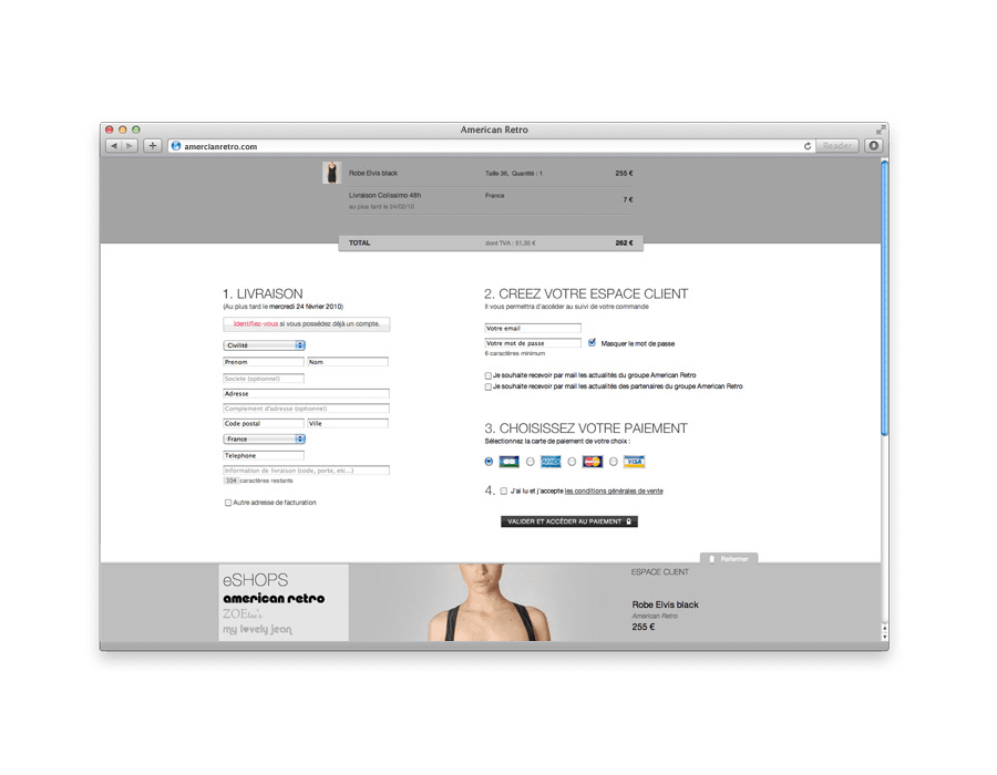 écran de l'application abus de marché